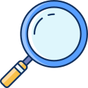 Color,Lineal,Magnifying glass,Sale,Search